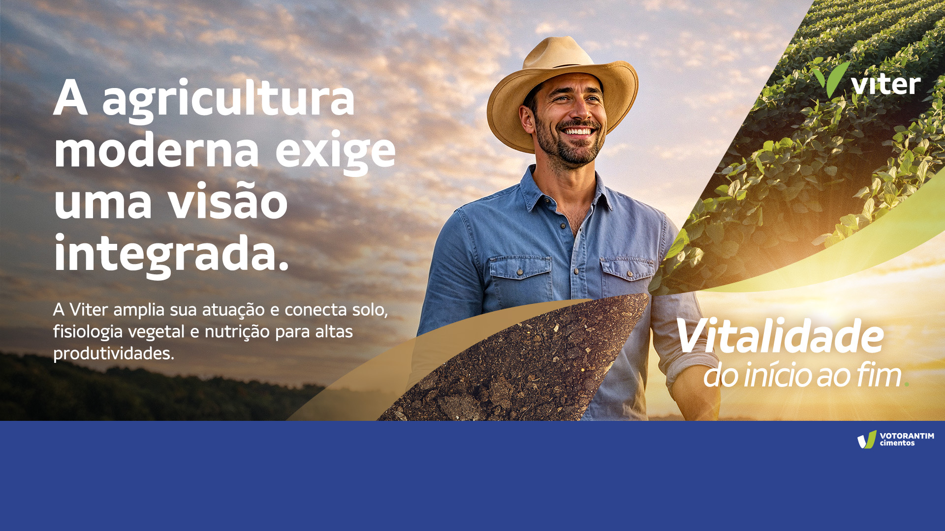 A agricultura moderna exige uma visão integrada.